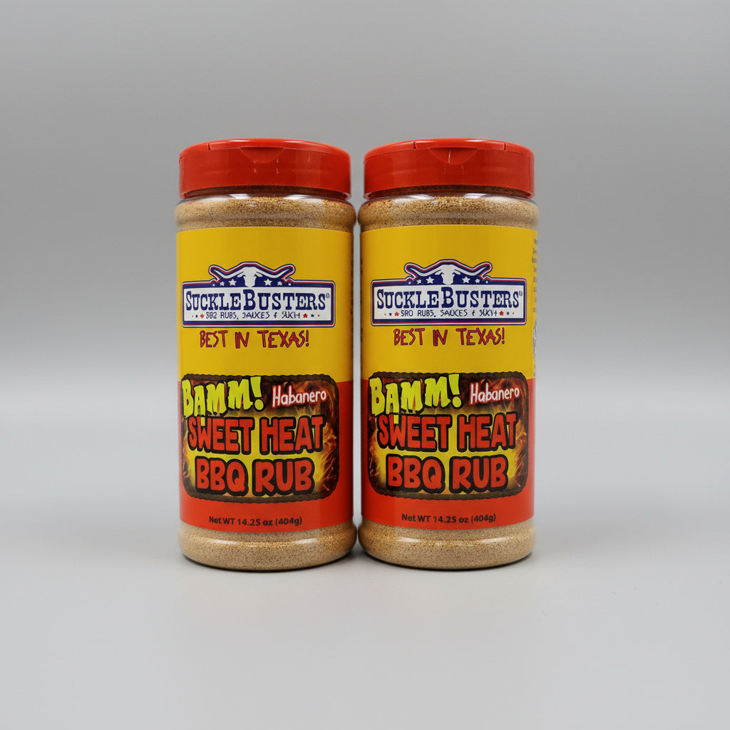 Suckle Busters Bamm! Habanero sweet heat BBQ rub rub BBQ USA Porki Comodi