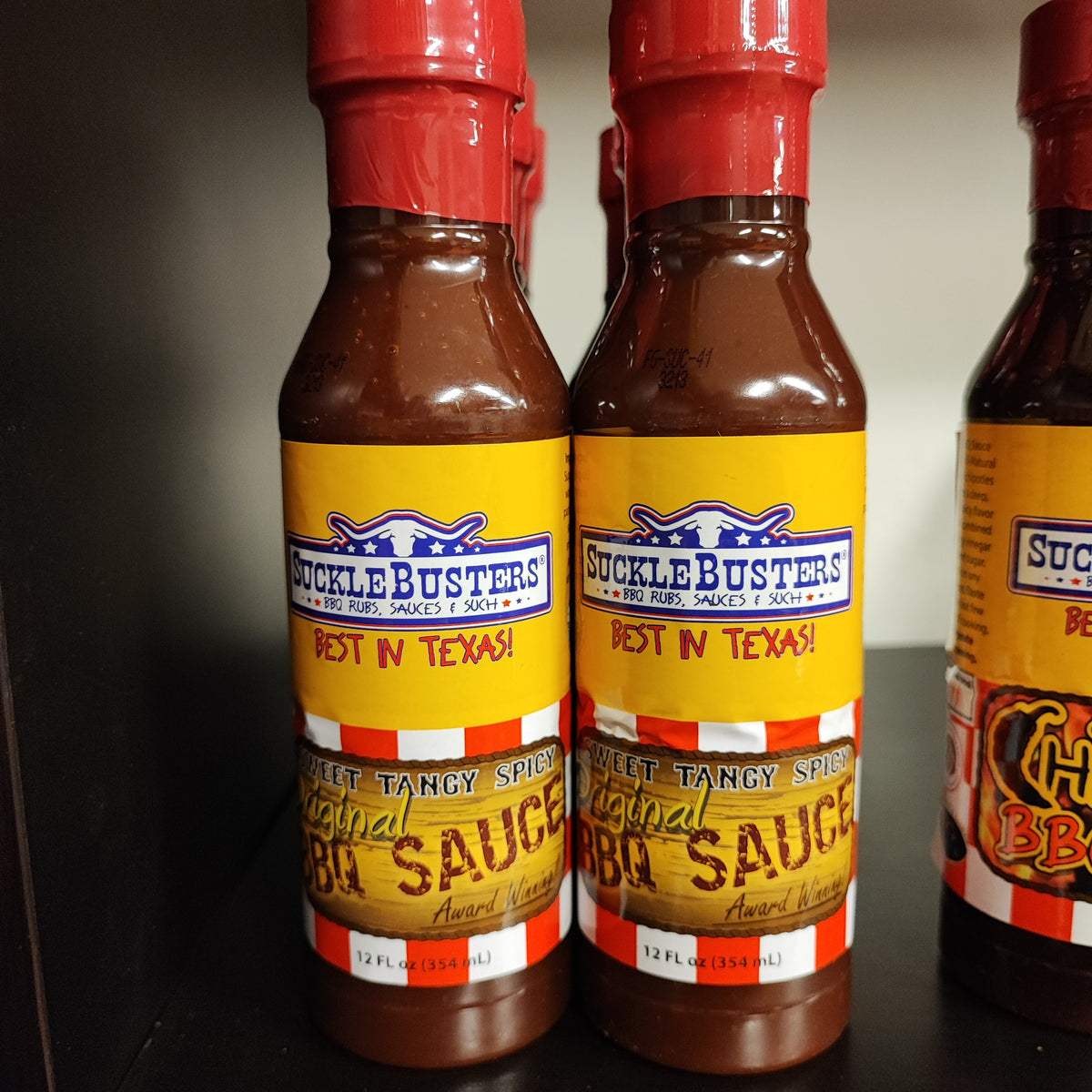 Suckle Busters Original BBQ Sauce 354ml salsa BBQ USA Porki Comodi