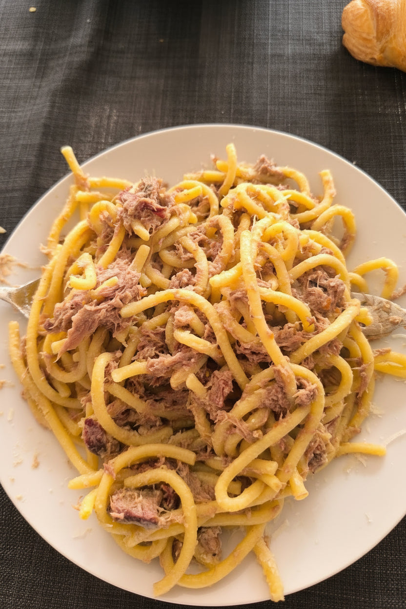 Pulled Duck - Sugo d'Arna affumicata